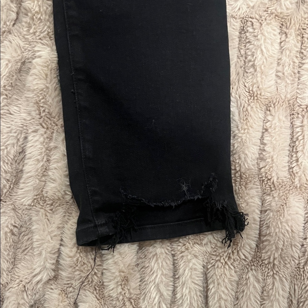 NWT Good American Good Classic Slim High Rise Jeans Inseam 28” Size 14/32 Black - Picture 3 of 5